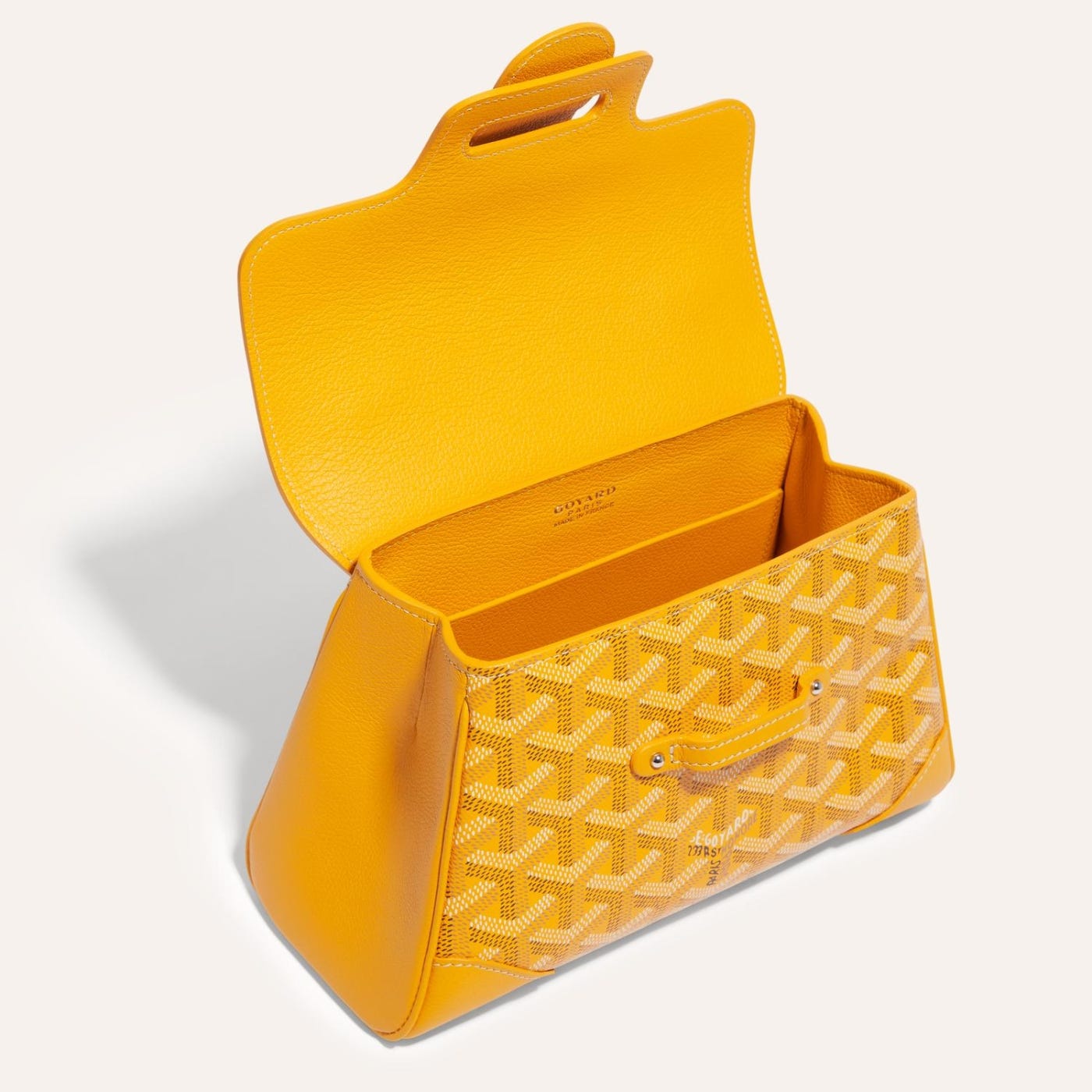 Goyard Saigon Souple Mini Bag Yellow - Image 5